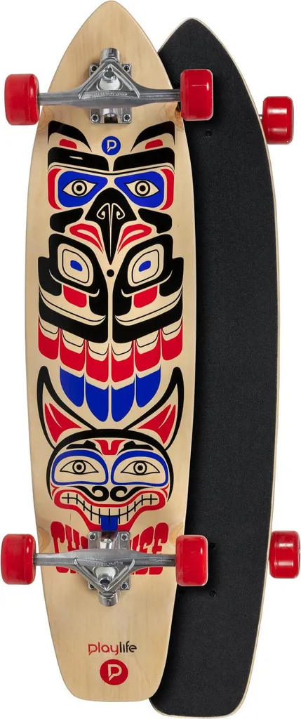 Longboard Kicktail Cherokee 36 idéal pour Débuter et Progresser en Ville - 4