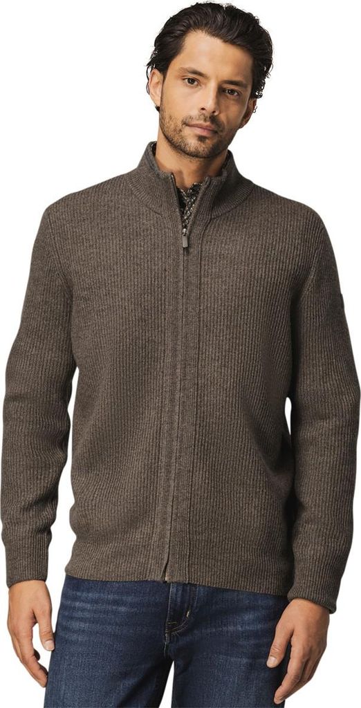 NZA Strickjacke braun uni gestrickt