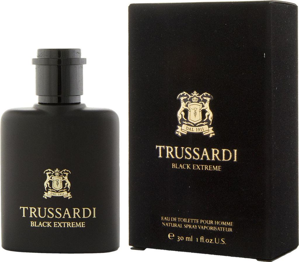 Trussardi Black Extreme, Pánské, 30 ml, Kůže, Pačuli, Obrázek produktu 