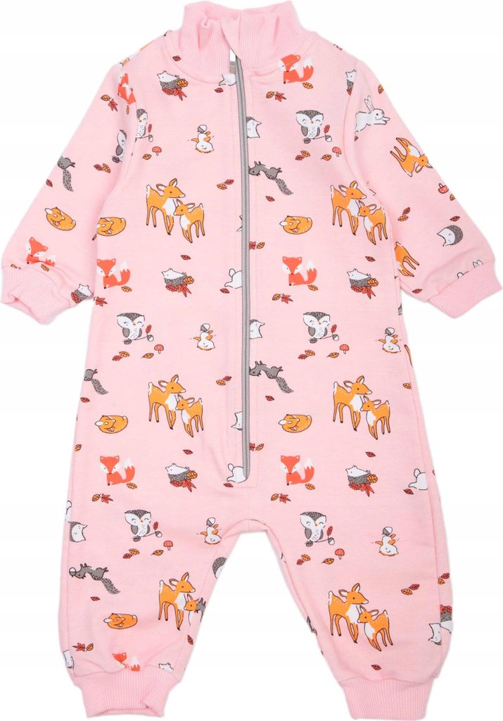 Baby Strampler – Größe 74 (6–9 Monate) – Hellrosa – Komplett aufknöpfbar – 100% Baumwolle – Praktisch und bequem