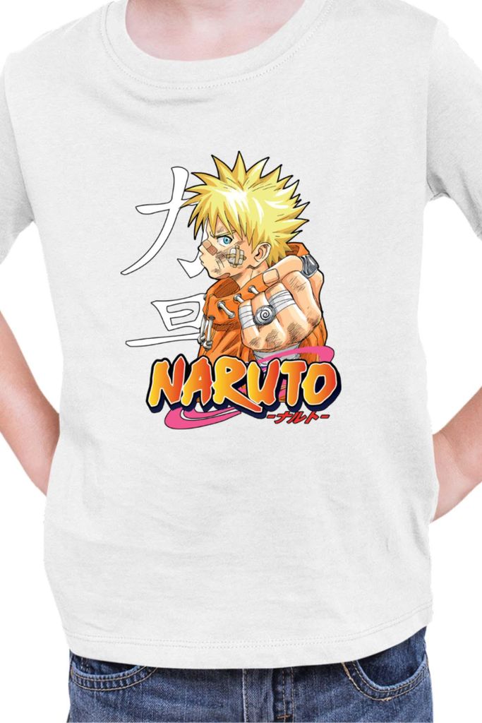 Kinder T-Shirt Naruto Naruto 06, 9-11 Jahr - 140 / Weiß