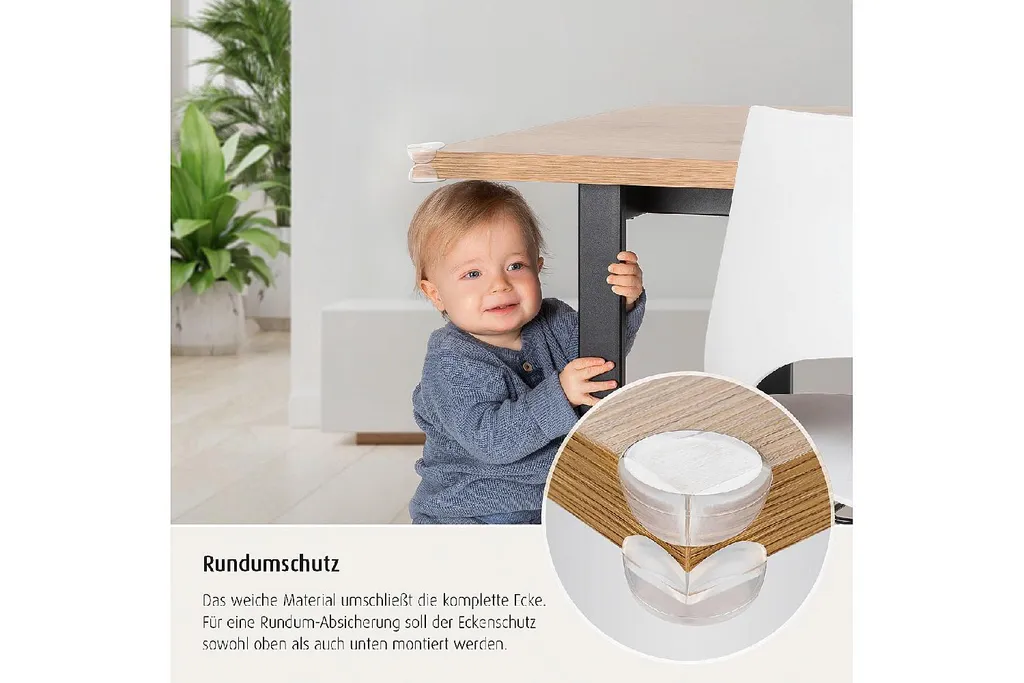 Protection d'angle Reer contre chocs bébé : solution adhésive sûre lot 4