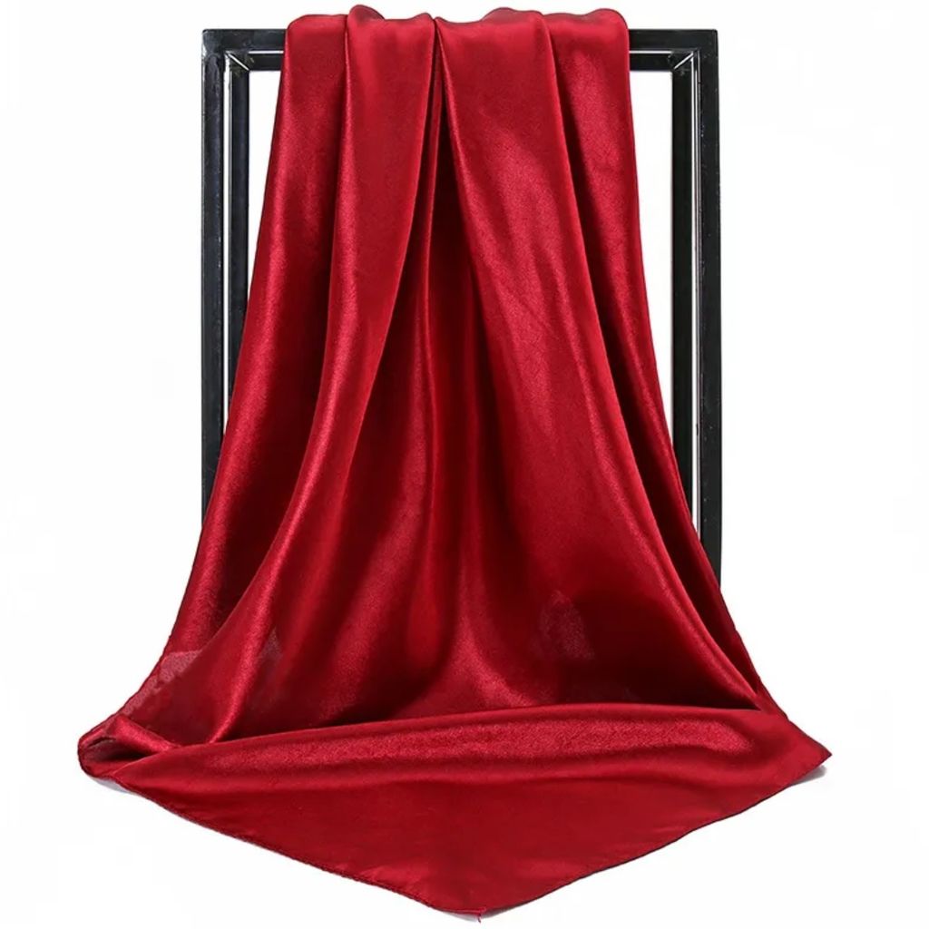 Elegancka Chusta Karin Bordowa - Luksus i Styl KP33801 Zdjęcie produktu 