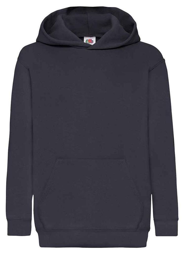Fruit of the Loom - "Classic" Kapuzenpullover für Kinder LT2585 (116) (Marineblau)