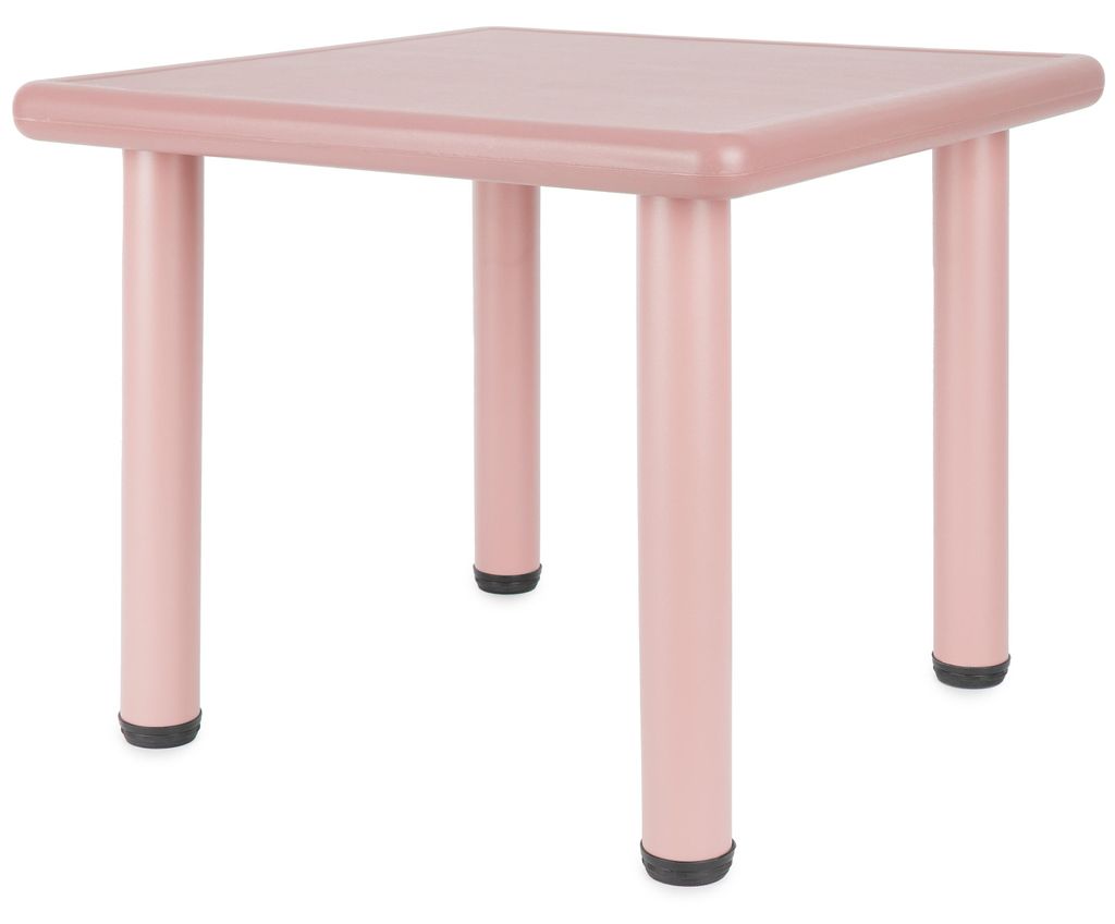 Bieco Kindertisch Groß Dreamy Rose 62x 62x 52 cm | Kinder Tisch | Gartentisch Kinder Kunststoff | Gartenmöbel Kinder Outdoor | Kinder Gartenmöbe...