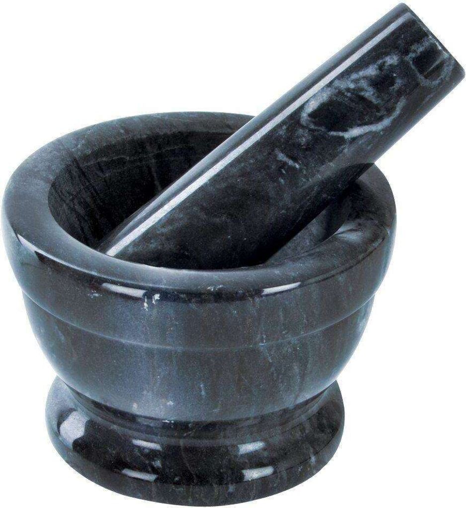 ORION Granit Mörser mit Stößel Gewürzmörser Küchenmörser Granitmörser Ø 10 cm