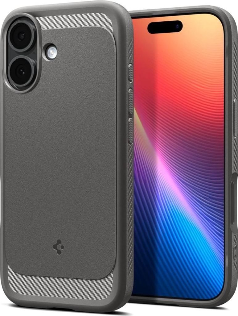Spigen Rugged Armor Mag MagSafe Case für iPhone 17 grau Produktbild 