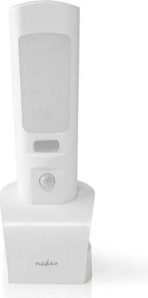 Nedis Orientierungs-LED-Licht und Taschenlampe - Netzstromversorgung - 220 - 240 V AC 50 Hz - 1.30 W - Wiederaufladbar - Nennlichtstrom: 37 lm - Li...