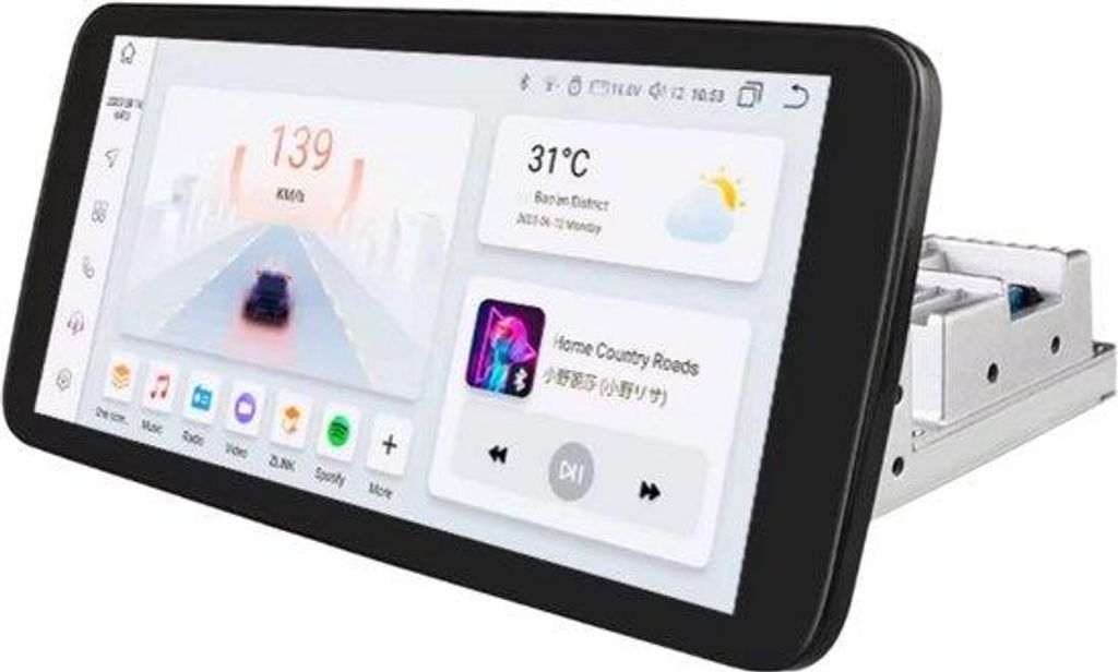 Autoradio mit Bluetooth und CarPlay – Universell einsetzbar in Autos – Kompatibel mit Apple und Android – Stereoanlage – Navigationssystem ...