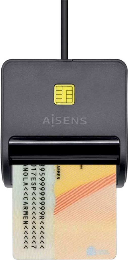Aisens Ascr-sn01 Lecteur de carte externe Noir Noir One Image du produit 