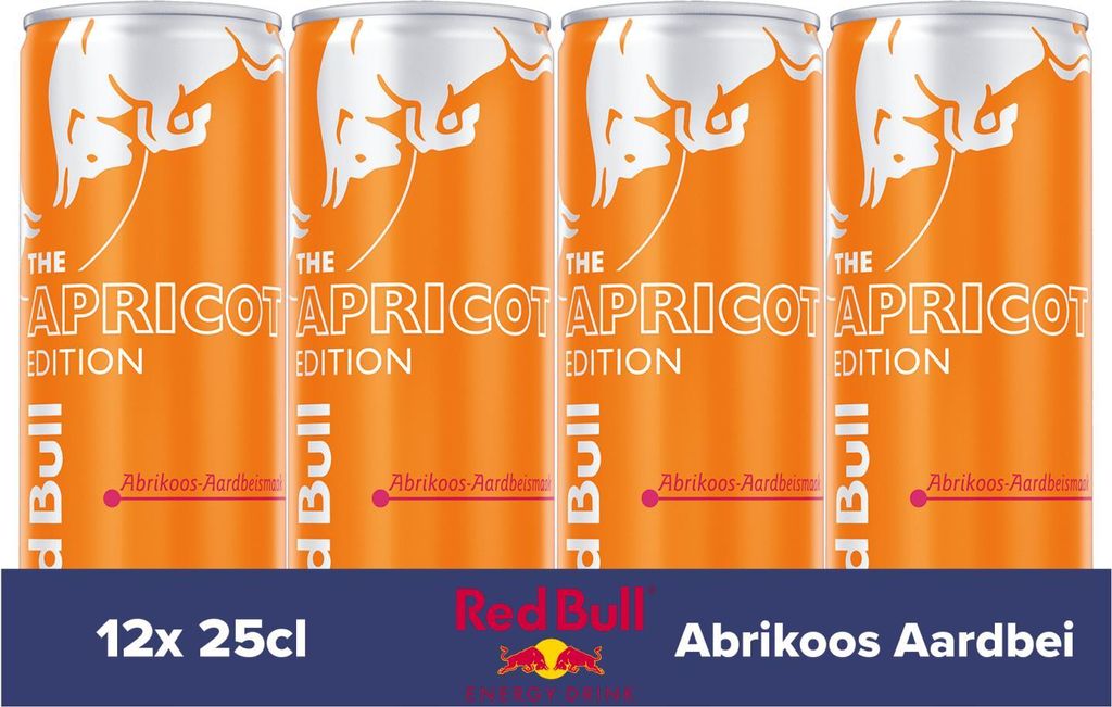 Red Bull Abricot-Fraise d'été (12 x 25 cl) Image du produit 