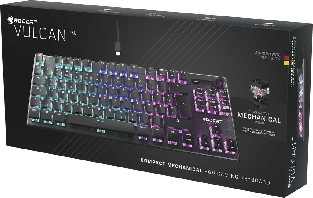 Roccat Vulcan TKL AIMO Gaming-Tastatur Produktbild 6
