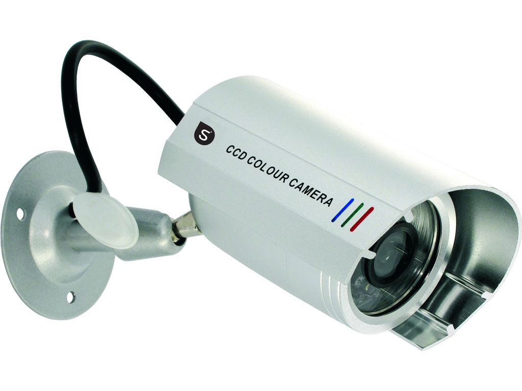 Überwachungskamera Attrappe aus Metall Smartwares CS22D