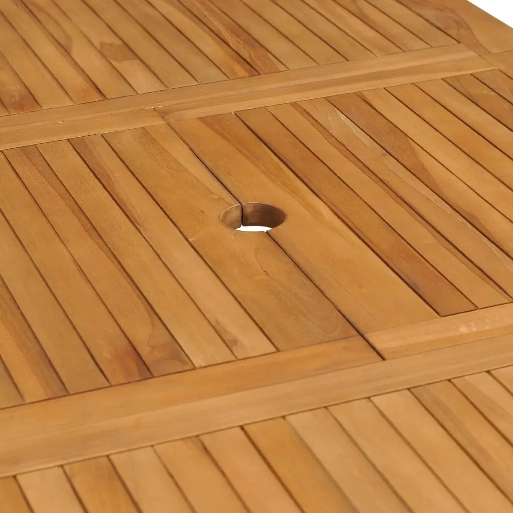 Table de jardin en teck massif extensible : la solution gain de place - 9