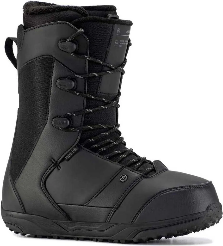Chaussures de snowboard Ride Orion Noir 25,0 pour progresser en station