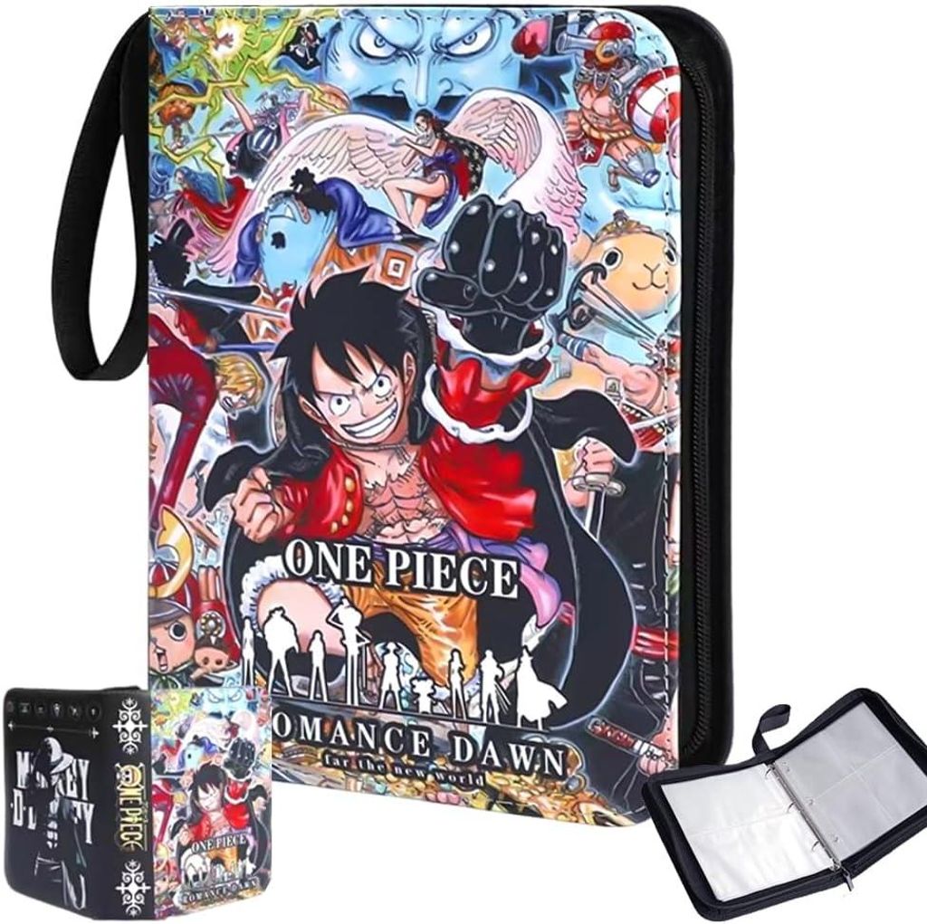 Anime One piece Sammelalbum 240 karten für TCG-Karten, Kapazität Sammelkarten Album Sammelalbum geeignet für Spielkarten