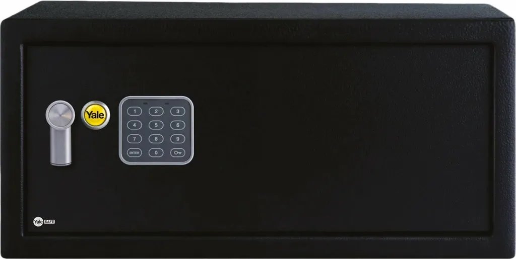 Coffre-fort en acier Yale YLV/200/DB2 avec volume 24L et pose libre noir