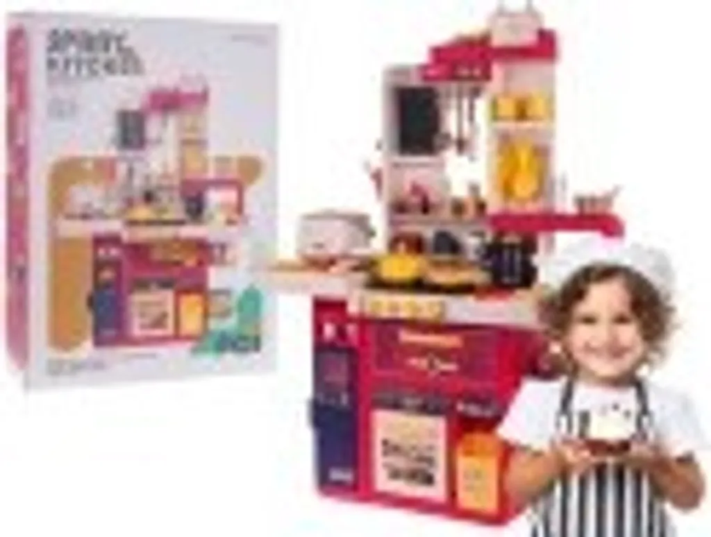 Cuisine Interactive Rouge 80 Éléments avec Effets Sonores et Lumineux - 8