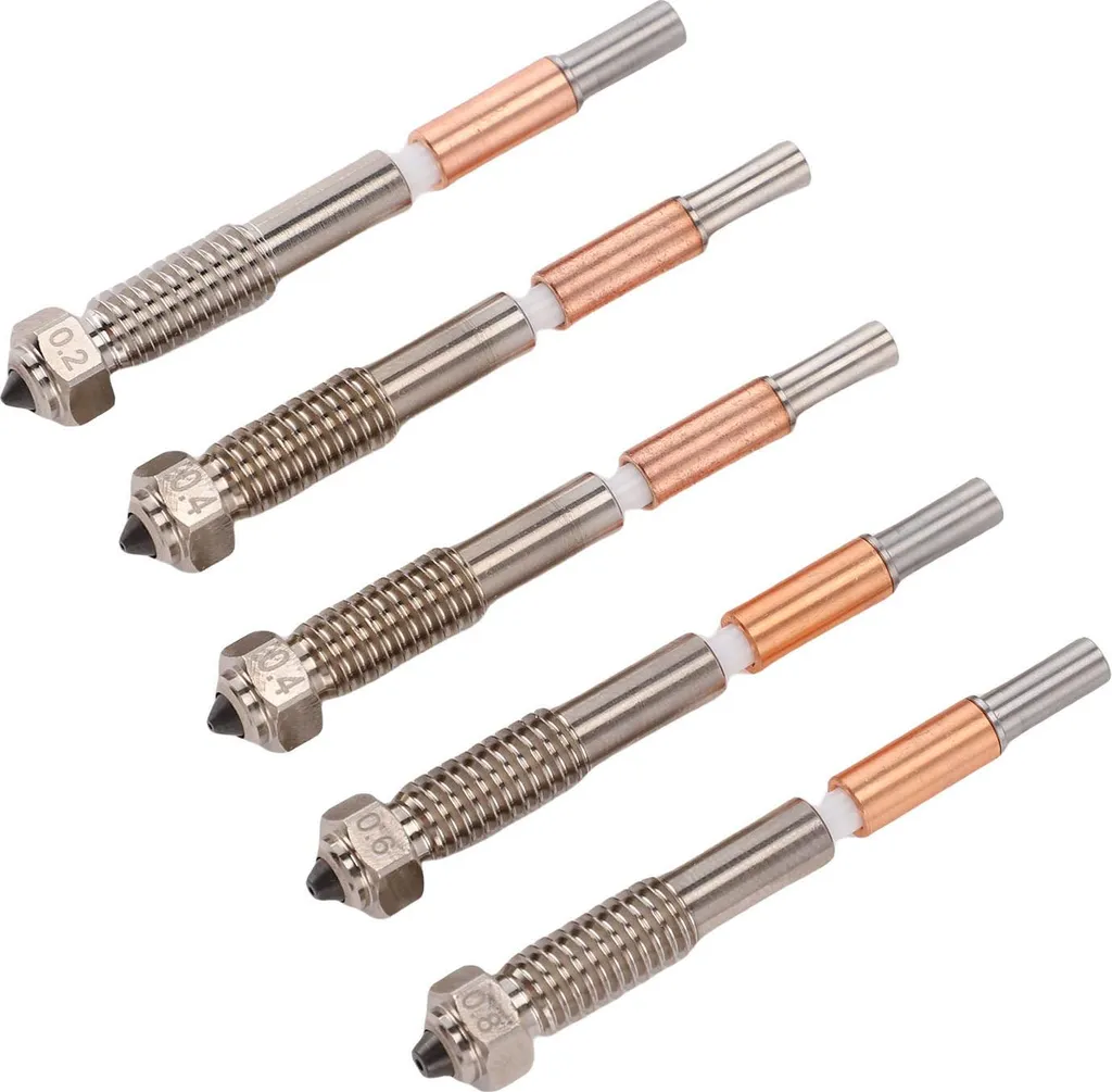 Buse d'Extrusion pour Imprimante 3D QIDI Plus4, Lot de 5 Pièces Pro - 6