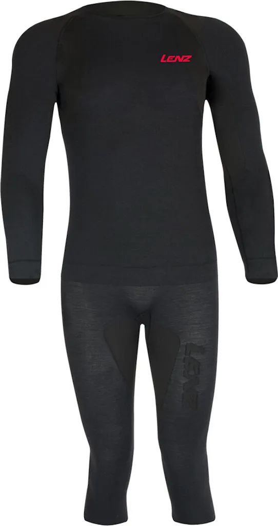 Lenz Merino Ensemble de sous-vêtements de Ski et Randonnée Homme L-XL