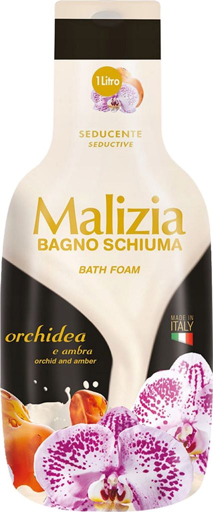 Malizia Verführerisches Schaumbad - Amber und Orchidee 1 l x2