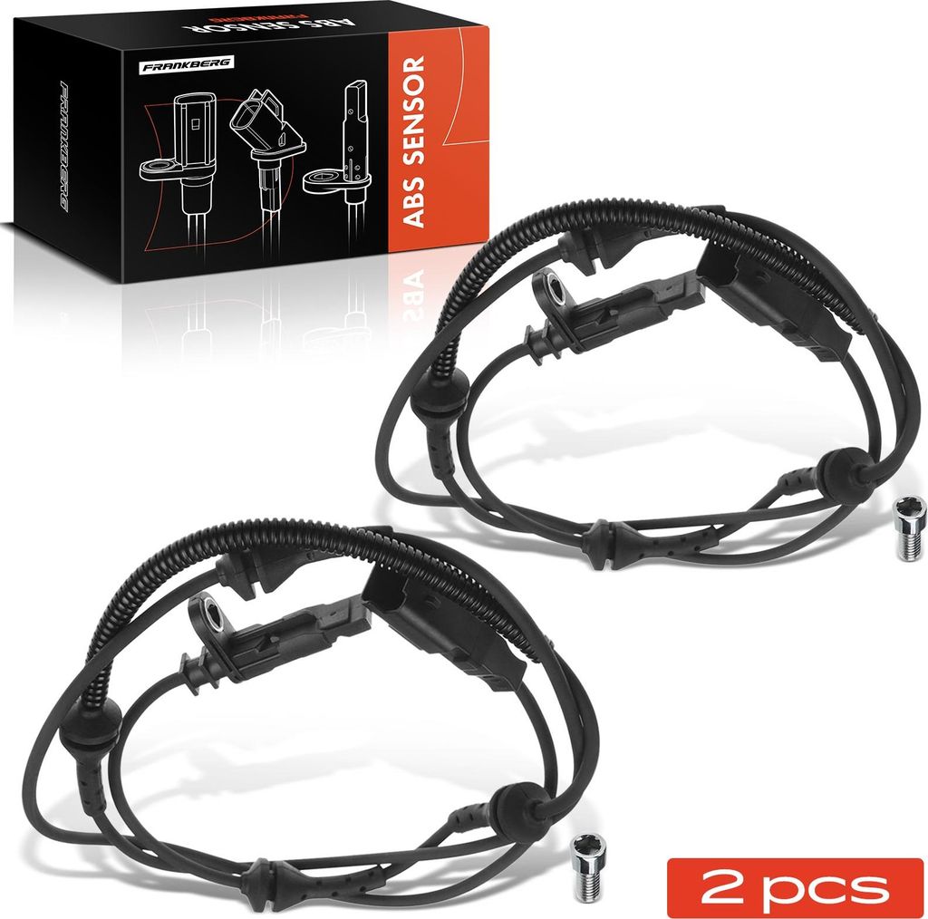 Frankberg 2x ABS Sensor Vorderachse beidseitig für Citroën C5 III Break C6 Peugeot 407 Coupe SW 508 I Kasten/Kombi