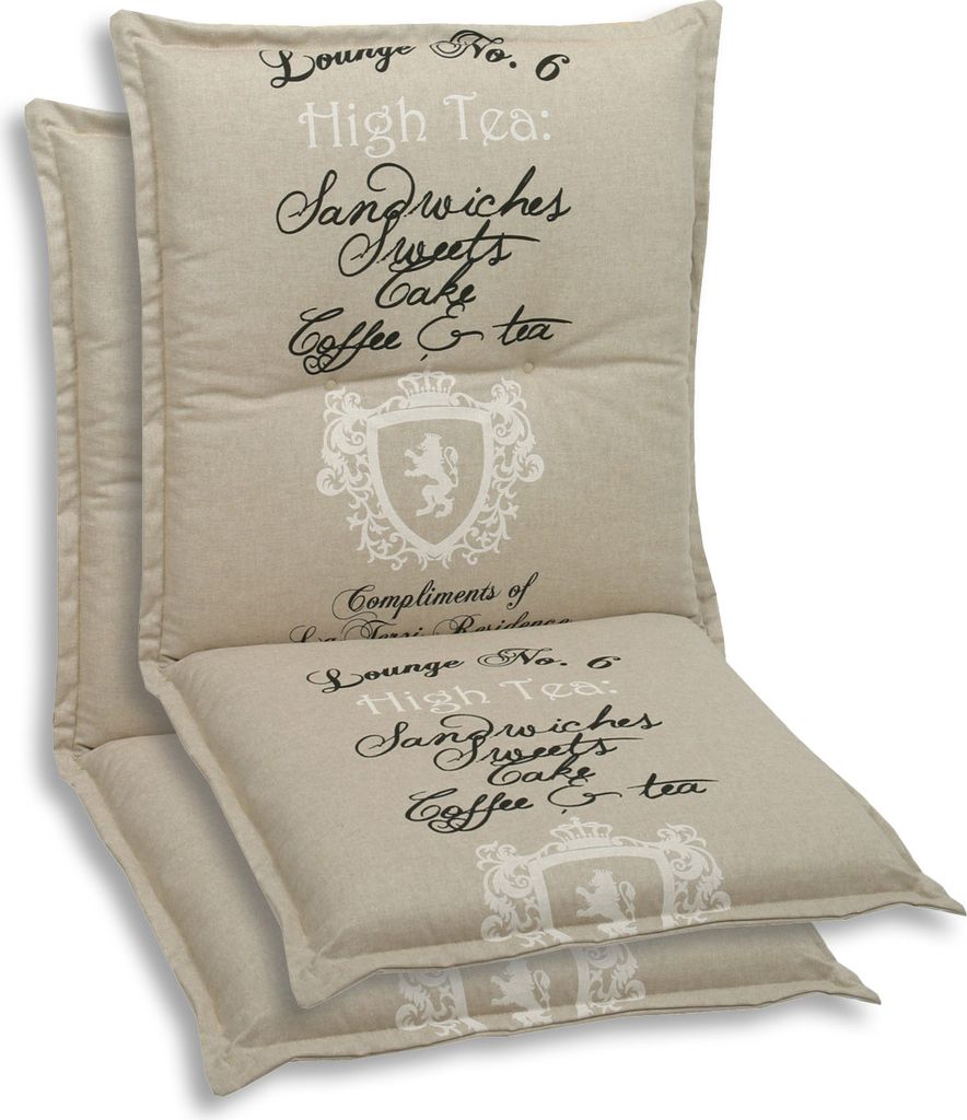 GO-DE Textil, Sesselauflage Niederlehner, 2er Set, Farbe: Produktbild 
