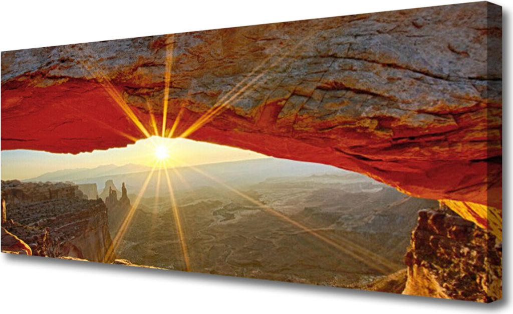 Tulup Leinwand-Bilder 125x50 Wandbild Canvas Kunstdruck Grand Canyon Landschaft
