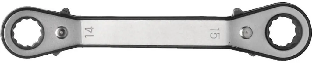 Clé à cliquet pour mécanique auto 14x15 mm accès zones étroites