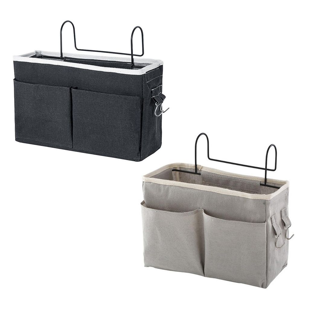 2Pcs Betttasche Bett Organizer Hängetasche Produktbild 