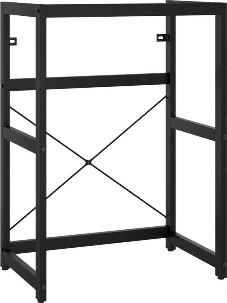 vidaXL Koupelnový rám na umyvadlo černý 59x38x83 cm železo Obrázek produktu 