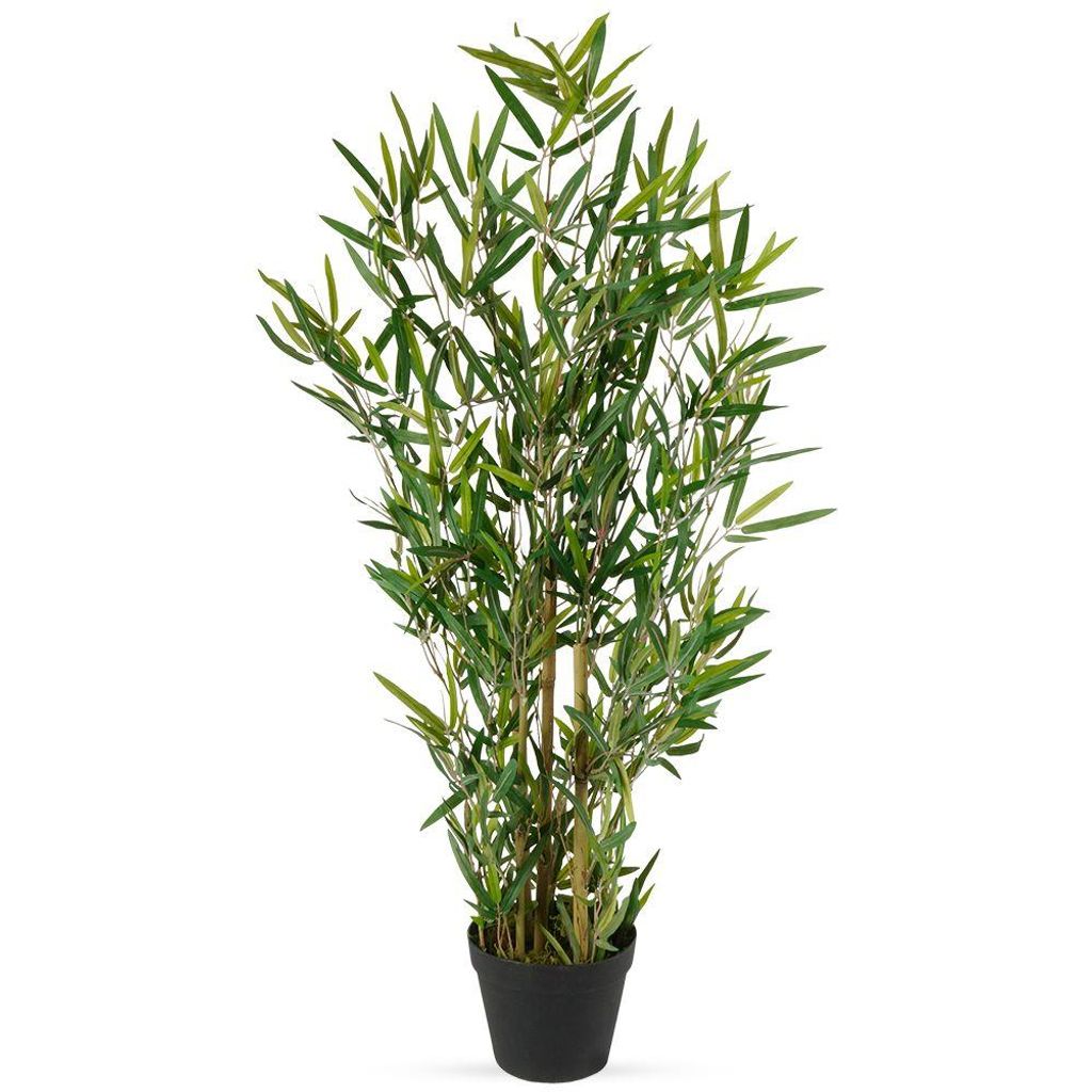 Vilde Kunstpflanze künstliche Pflanze im Topf Bambusbaum 97 cm