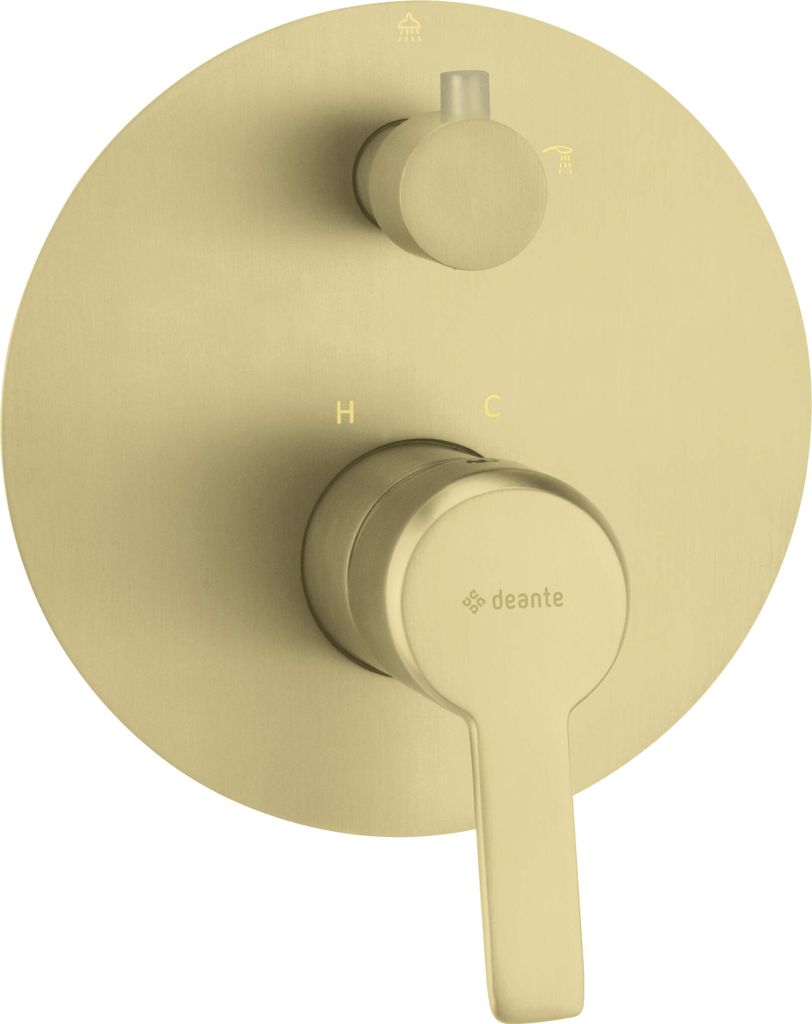 Concealed shower mixer with shower switch