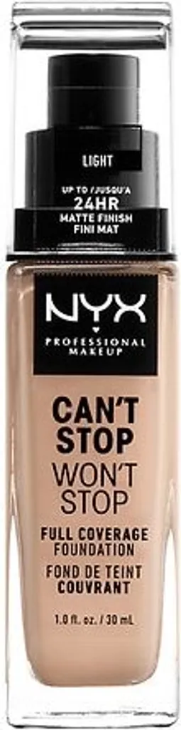 Nyx Professional Can't Stop Won't Stop Fondotinta Light 30ml