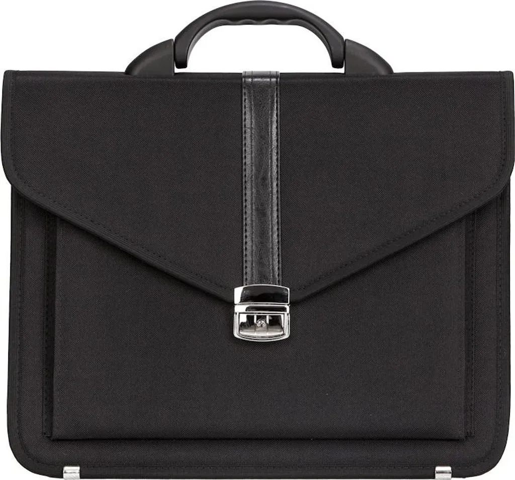REAbags 7173-T Nero/Nichel: La Borsa da Lavoro per l'Uomo Moderno