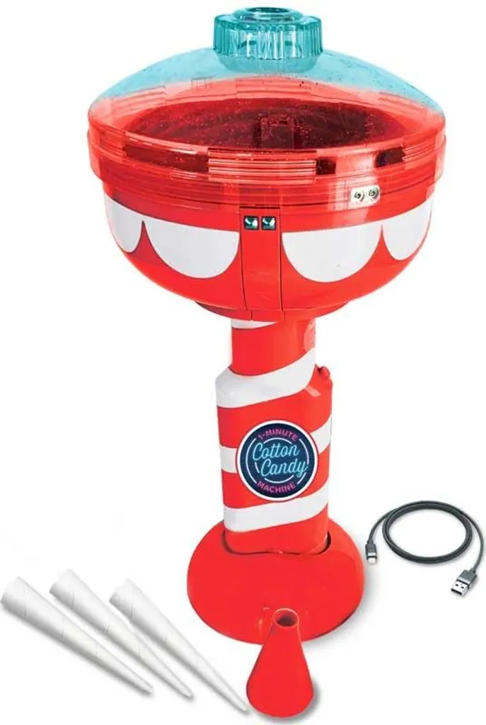 Mini machine à barbe à papa USB multicolore CANDY MAKER au format compact - 2