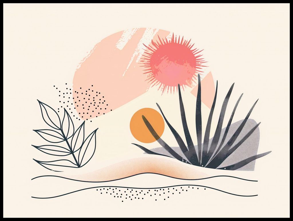 Plakat 100x75cm Tropische Dunkelheit