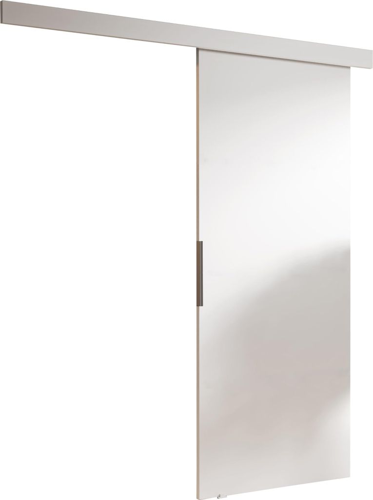 KIER FURNITURE Schiebetür Komplettset MALIBU 90, Schiebetür, Sliding Door, Innentüren Komplettset,Universal Tür, Türblatt Innen Weiß 96x205x1...