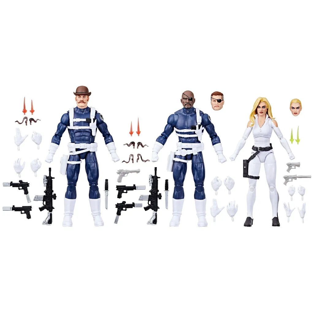 Figurines Marvel Legends S.H.I.E.L.D. avec Accessoires et Sharon Carter - 22