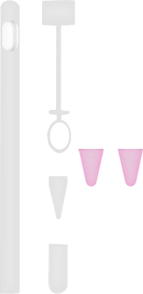 Anti-Falling-Tablet-Bildschirm-Schreiben von Stiftschützer für Apple Pencil 1-Weiss