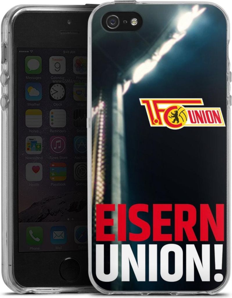 DeinDesign Handyhülle für Apple iPhone 5s Silikon Hülle Case Smartphone Schutzhülle 1. FC Union Berlin Fanartikel Fußball