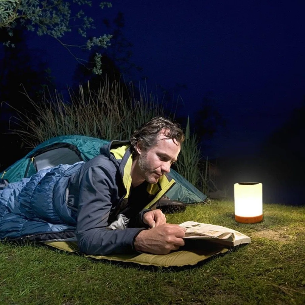 Lampe RGB portable Techly à commande tactile et batterie longue durée