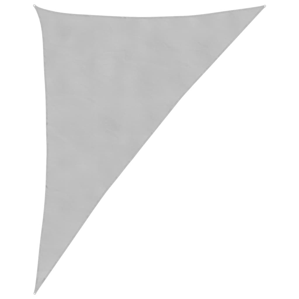 Sonnensegel Hellgrau 4x5x6,4 m 100% Polyester Oxford