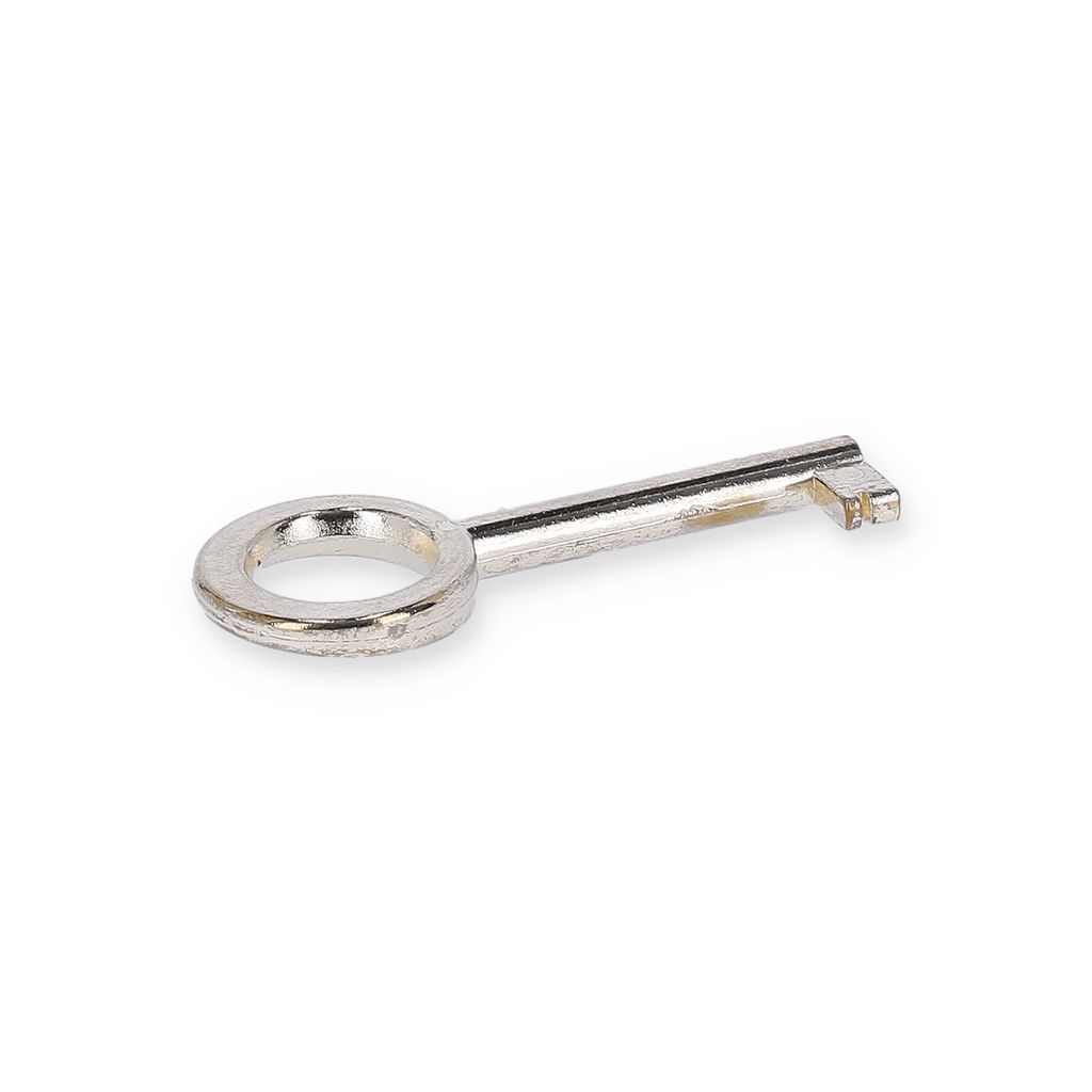 Hettich Buntbart-Schlüssel vermessingt 65 x 4 mm Stahl, 1 Stück