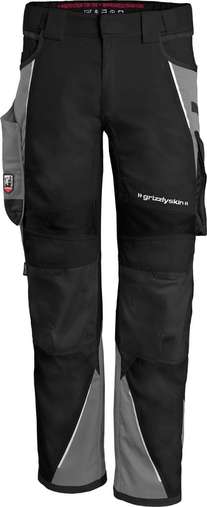 Qualitex Bundhose - IRON Arbeitshose Herren - Cargohose, Outdoorhose - Hose für Herren - in Farbe: schwarz/grau - Herren: 25