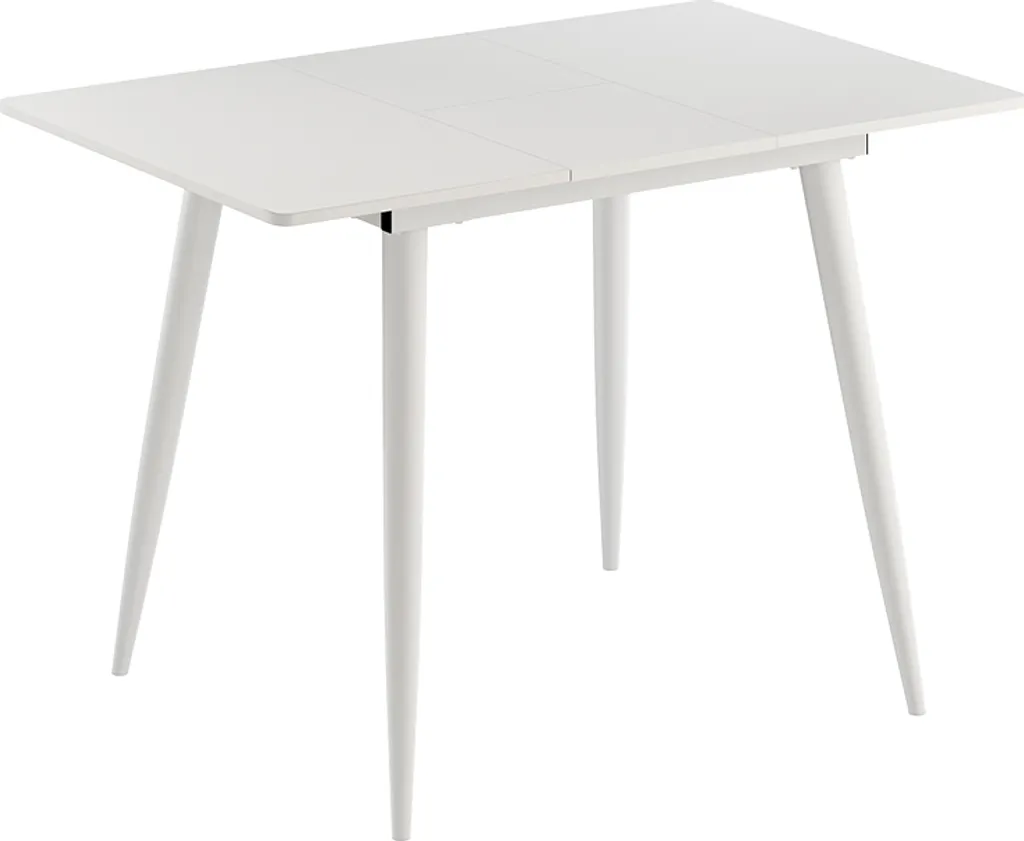 Table de salle à manger Vicco Beaver Blanc 80x70cm extensible 51775