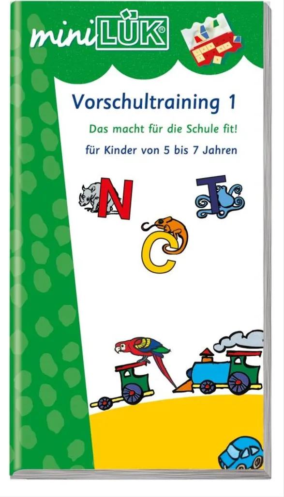 LÜK mini-Set Vorschultraining avec système d'autocorrection intégré