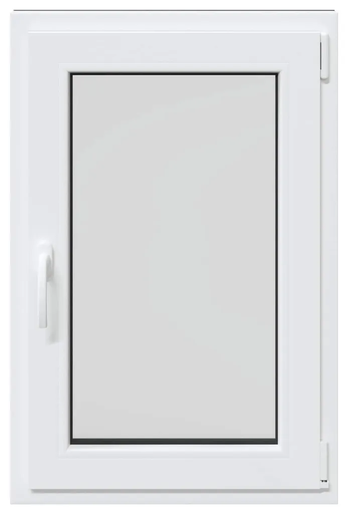 Fenêtre de cave RISOR 60 x 80 cm en PVC gris anthracite double vitrage