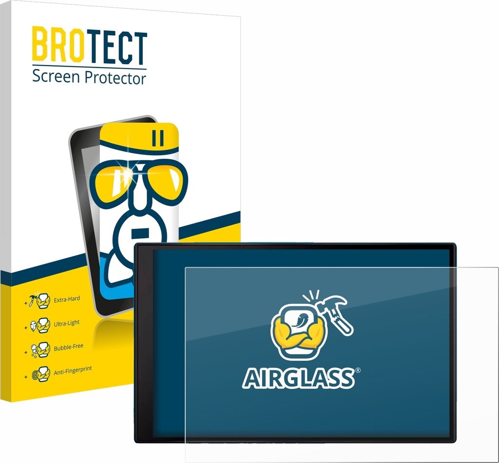 BROTECT Schutzglas für Garmin DriveSmart 86 MT-S Schutzfolie Panzer Folie Glas Display Schutz klar