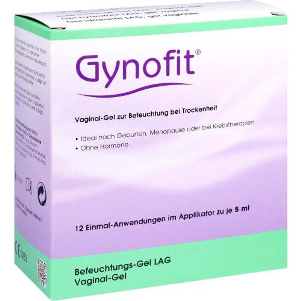 Gel vaginal Gynofit pour l'hydratation 12X5 ml Image du produit 